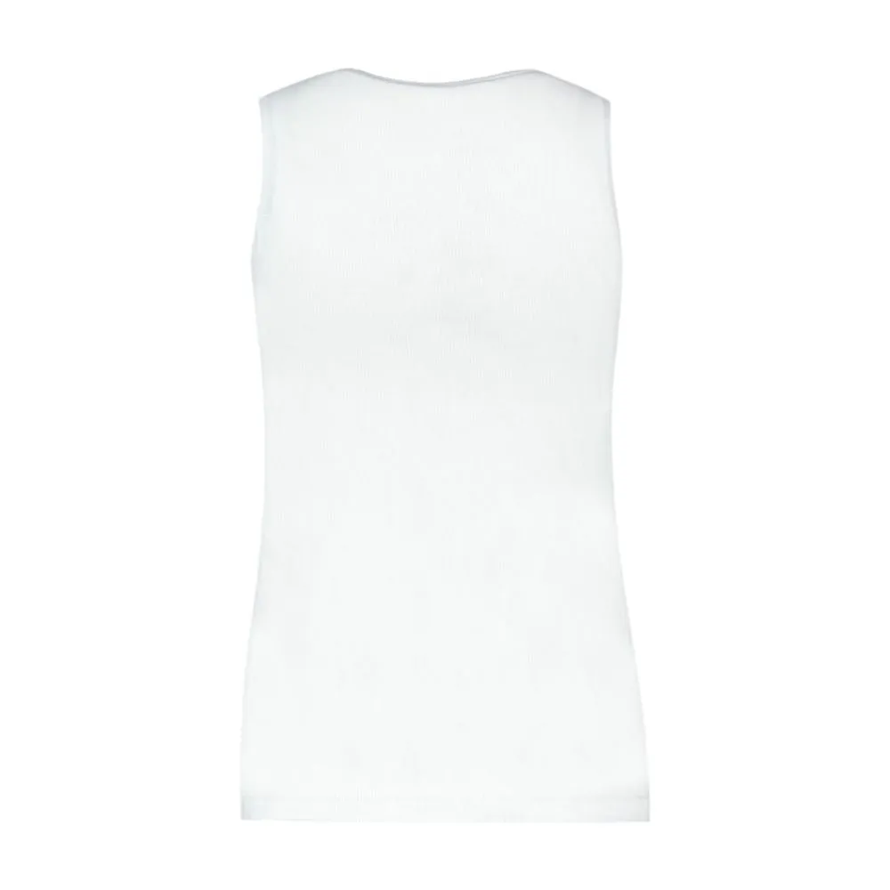 PARIS EMB JERSEY TANK TOP - - COTTON - WHITE sold by Lord & Taylor product image thumbnail 2