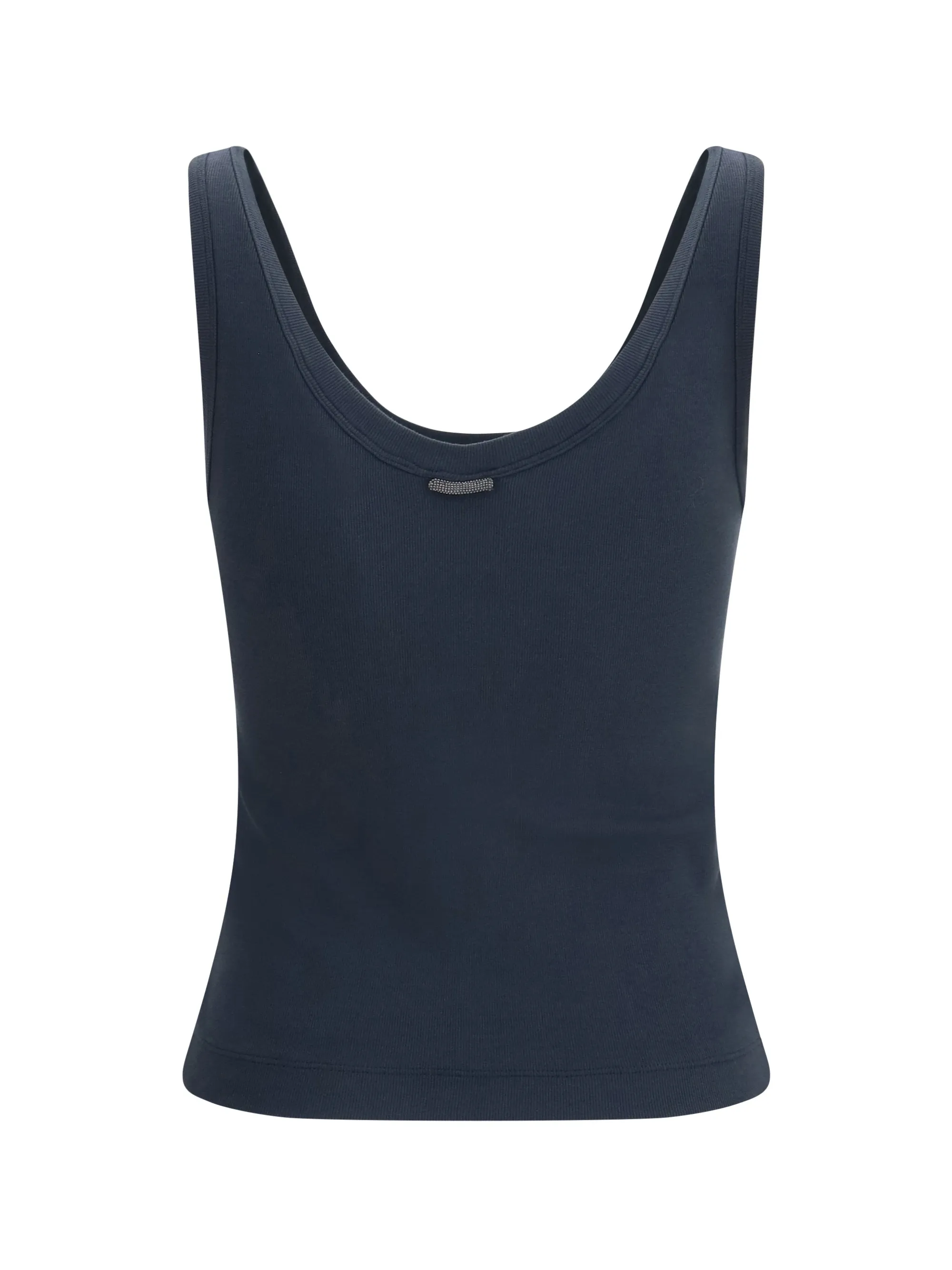 Cotton Tank Top Cold Blue sold by Lord & Taylor product image thumbnail 3