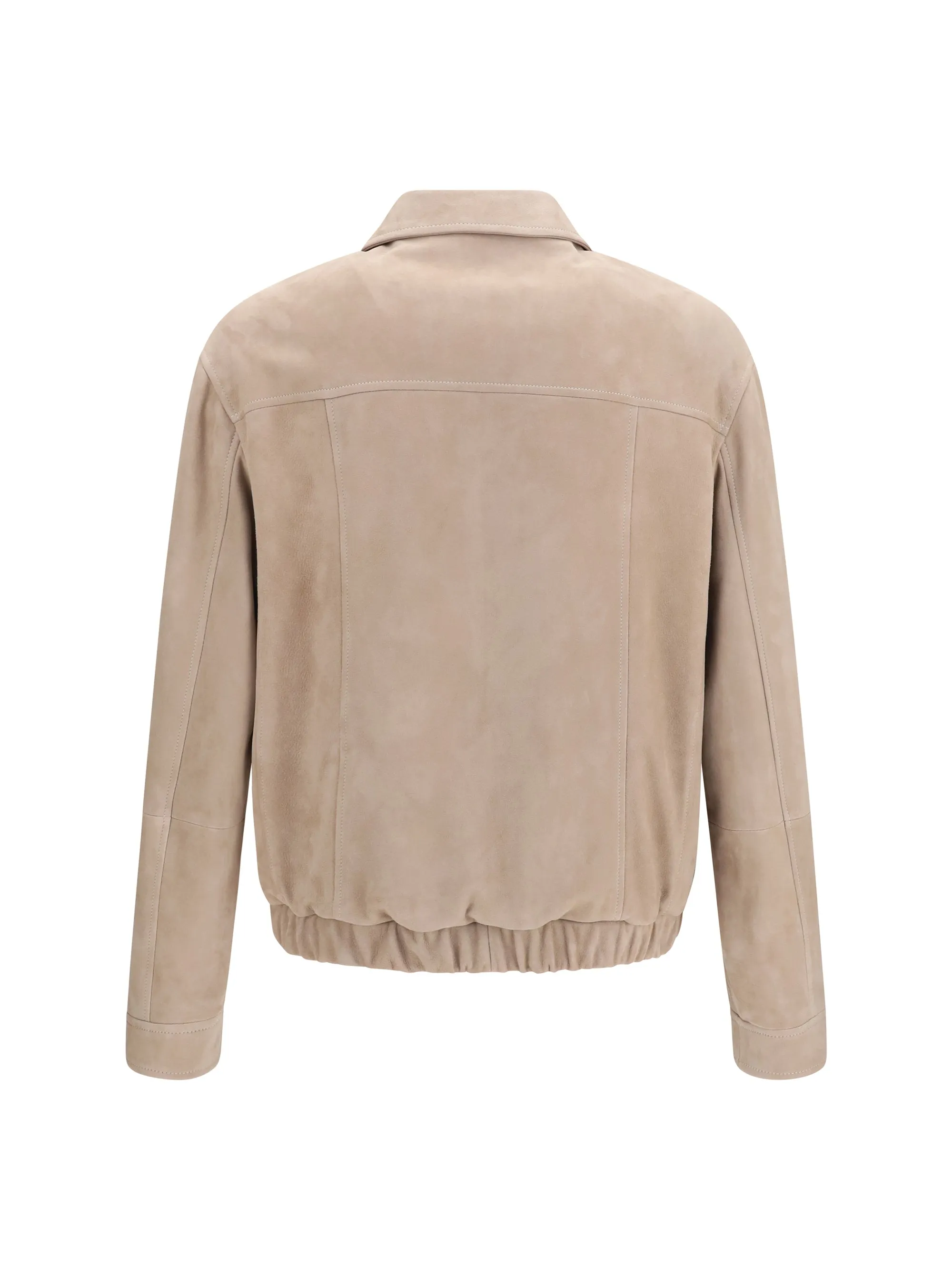 Leather Jacket with Elasticated Hem sold by Lord & Taylor product image thumbnail 3