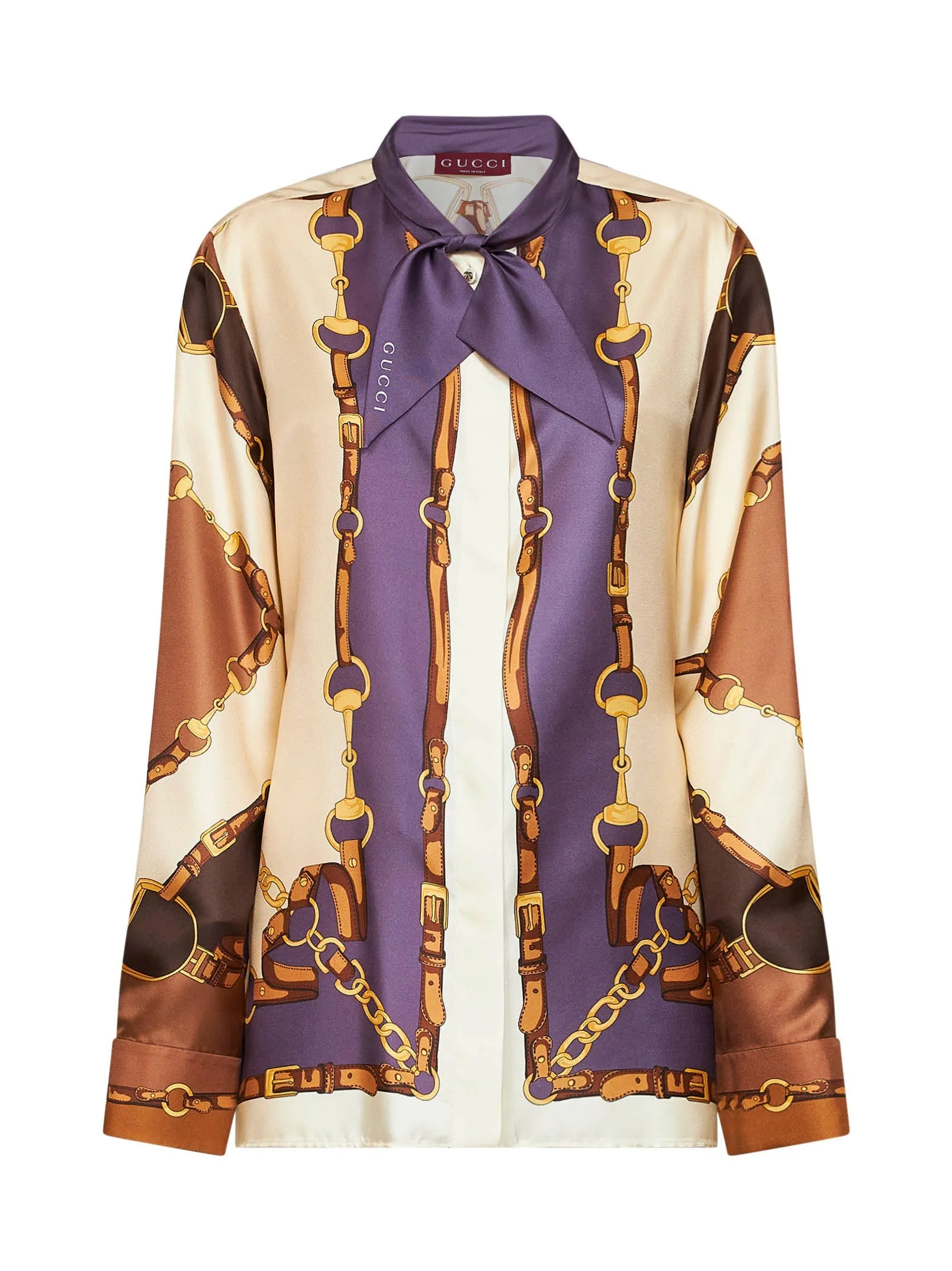 Shirt Printed Silk Twill sold by Lord & Taylor