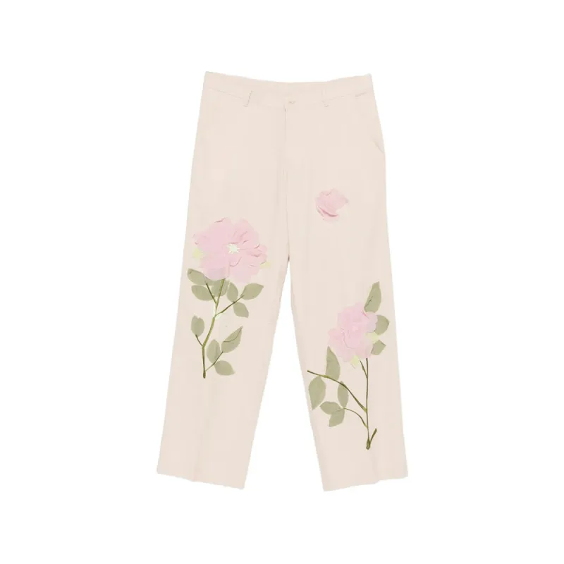 Straight-Leg Trousers Neutrals made by KidSuper Studios