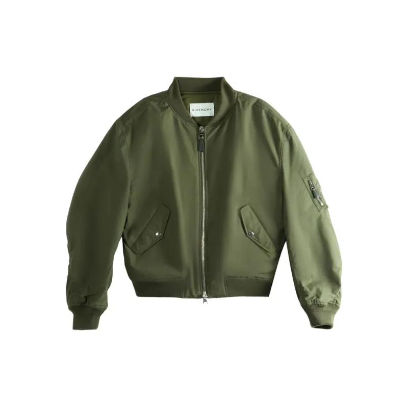 Bomber Jacket Green Cotton made by Givenchy