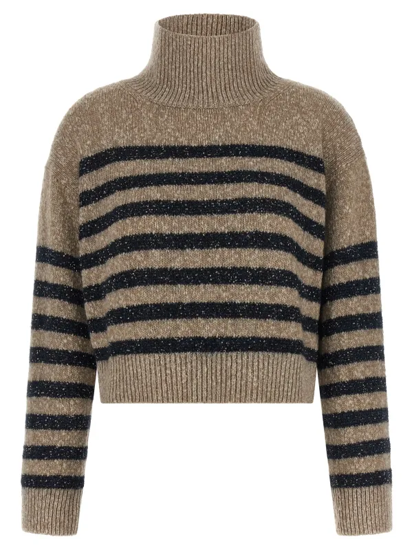 'Dazzling Stripes' sweater made by Brunello Cucinelli