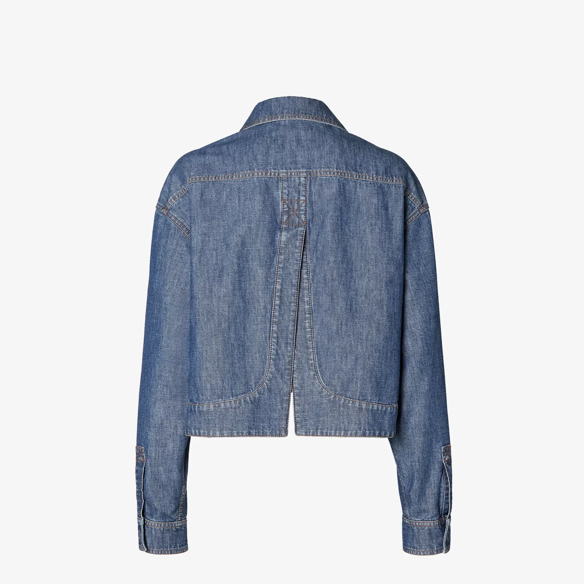 Chambray denim jacket sold by Lord & Taylor product image thumbnail 2
