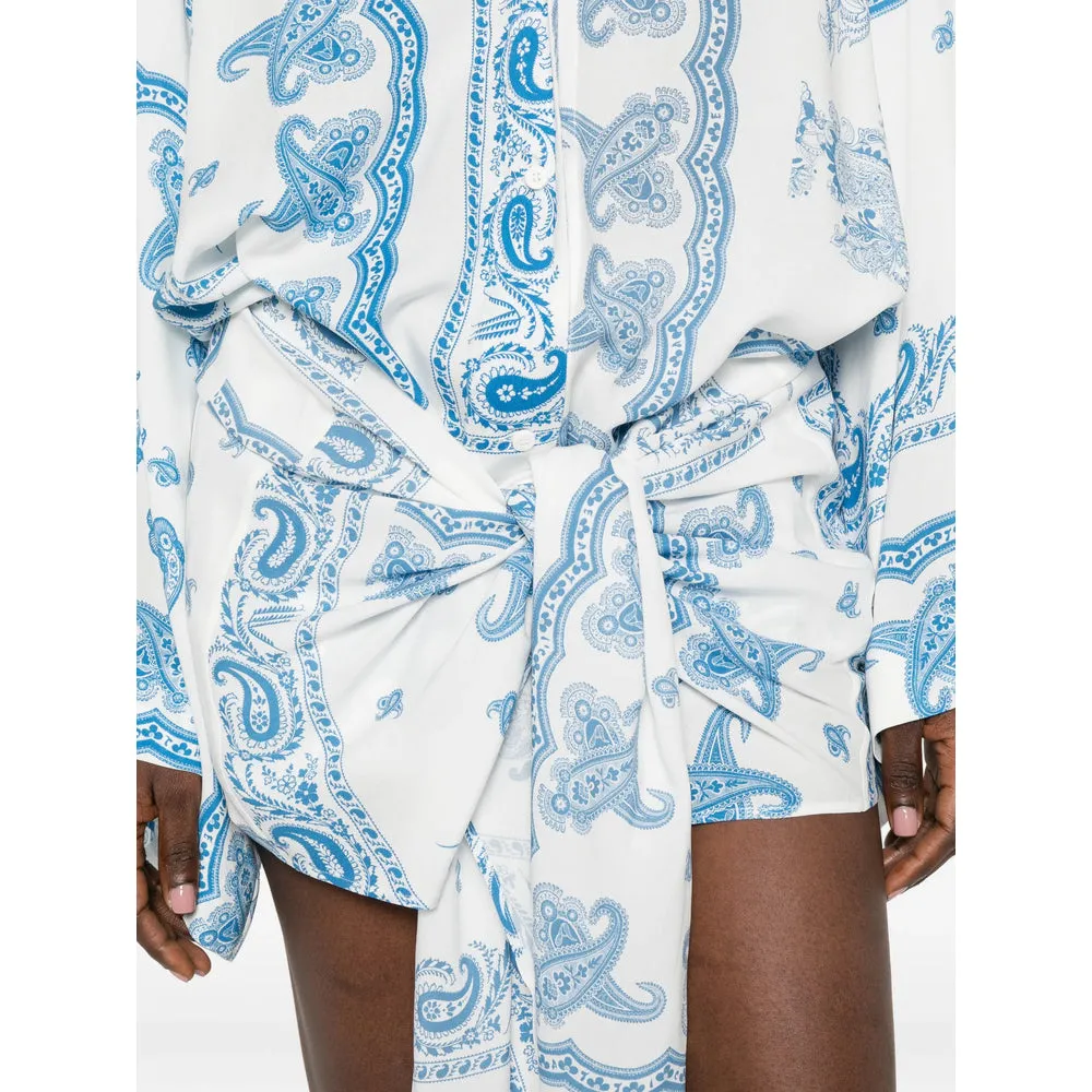 Dress V-neck White/Blue sold by Lord & Taylor product image thumbnail 5