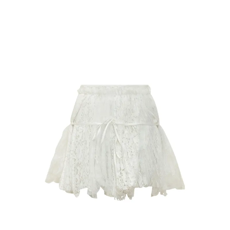 Skirt White Lace made by J.W. Anderson
