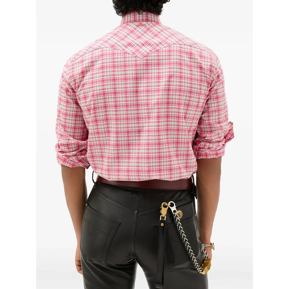 Shirt Checked Cotton Poplin Red/Neutrals sold by Lord & Taylor product image thumbnail 2