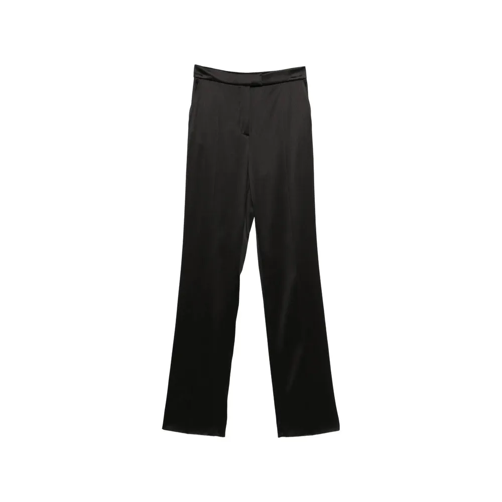 Tailored Trousers Black Silk sold by Lord & Taylor