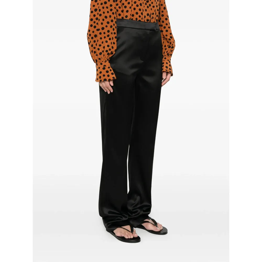 Tailored Trousers Black Silk sold by Lord & Taylor product image thumbnail 3