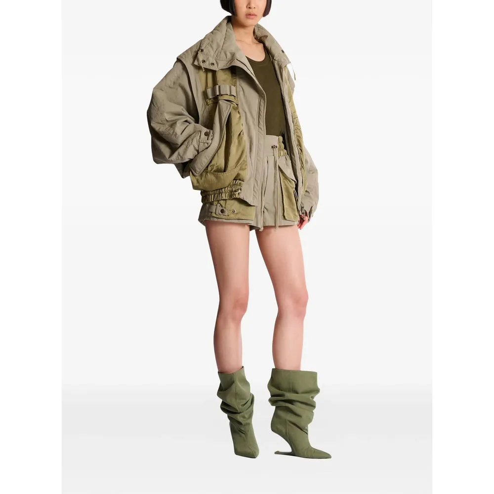 Bomber Jacket Green Quilted Collar sold by Lord & Taylor product image thumbnail 3