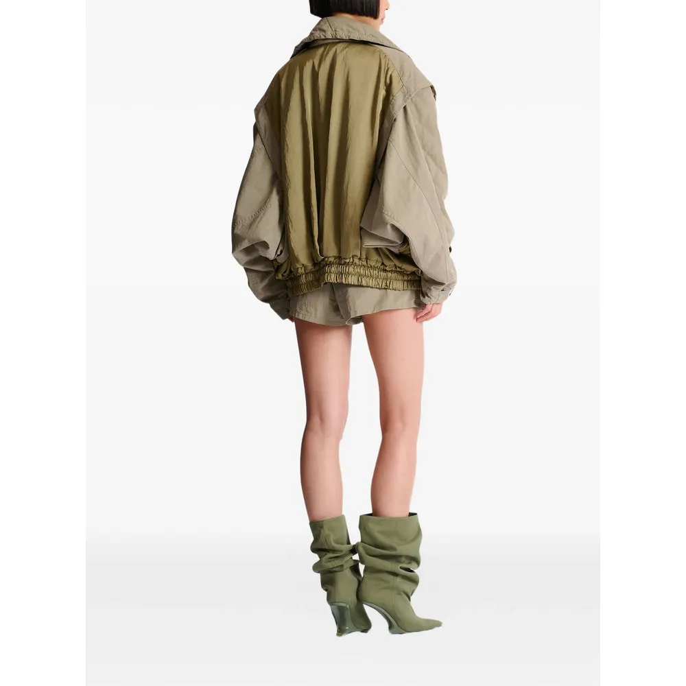 Bomber Jacket Green Quilted Collar sold by Lord & Taylor product image thumbnail 4