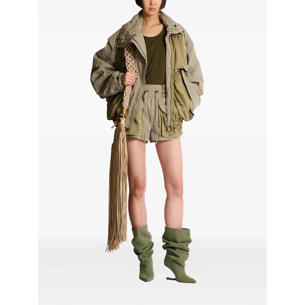 Bomber Jacket Green Quilted Collar sold by Lord & Taylor product image thumbnail 2
