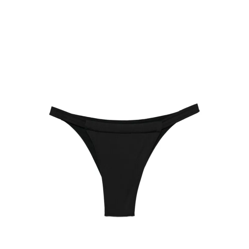 High-Cut Bikini Bottom Black made by Frankie's Bikinis