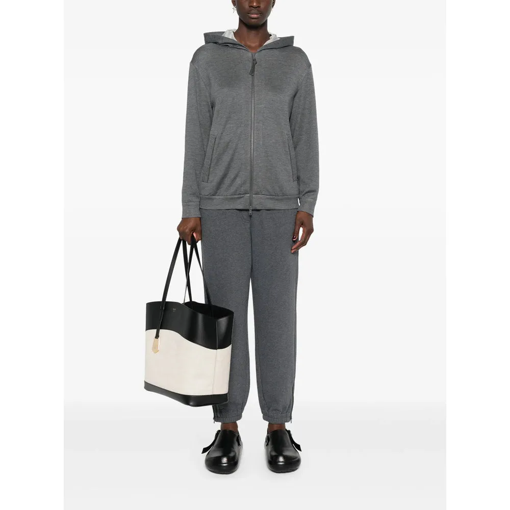 Hooded Sweatshirt Dark Grey Silk-Cotton sold by Lord & Taylor product image thumbnail 5
