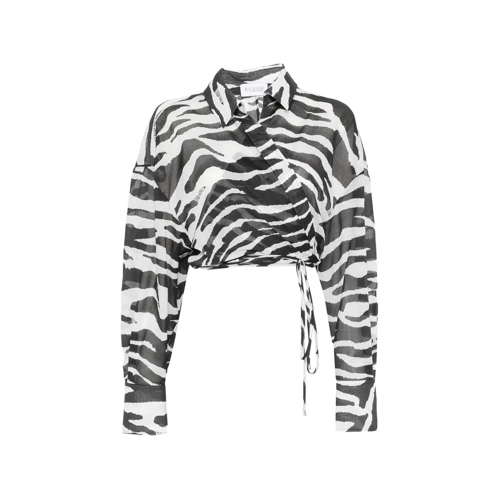 Shirt Cotton White/Black sold by Lord & Taylor