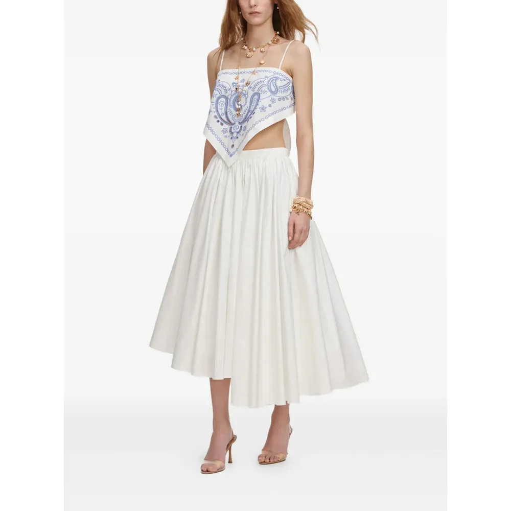 Sleeveless Top White/Blue sold by Lord & Taylor product image thumbnail 4