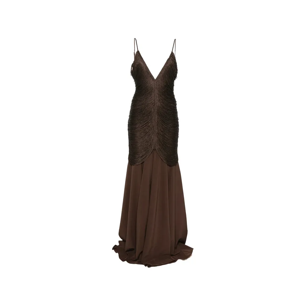 Dress Nostalgia Brown Cotton-Blend sold by Lord & Taylor