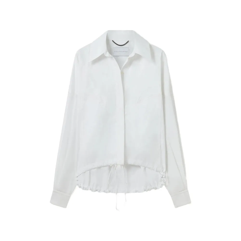 Shirt Jacket Cotton White sold by Lord & Taylor