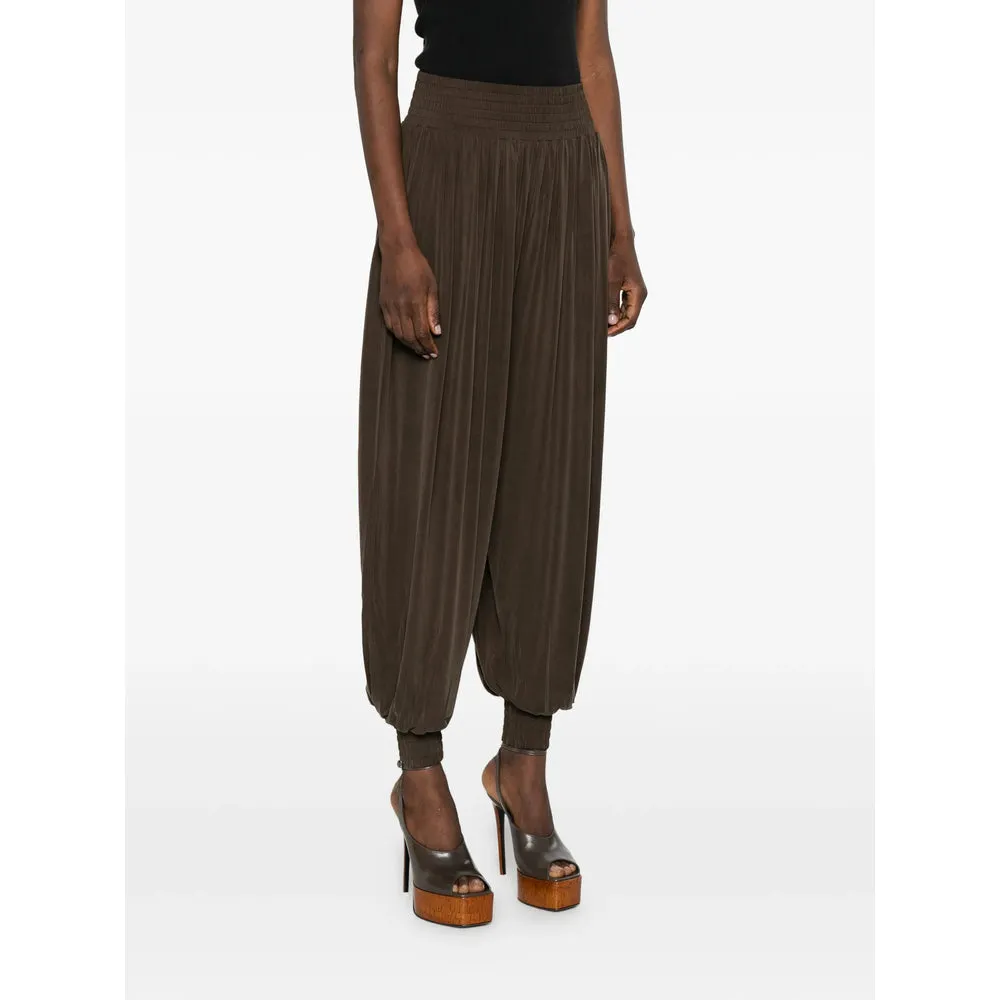 Tapered Pleated Trousers Brown sold by Lord & Taylor product image thumbnail 4