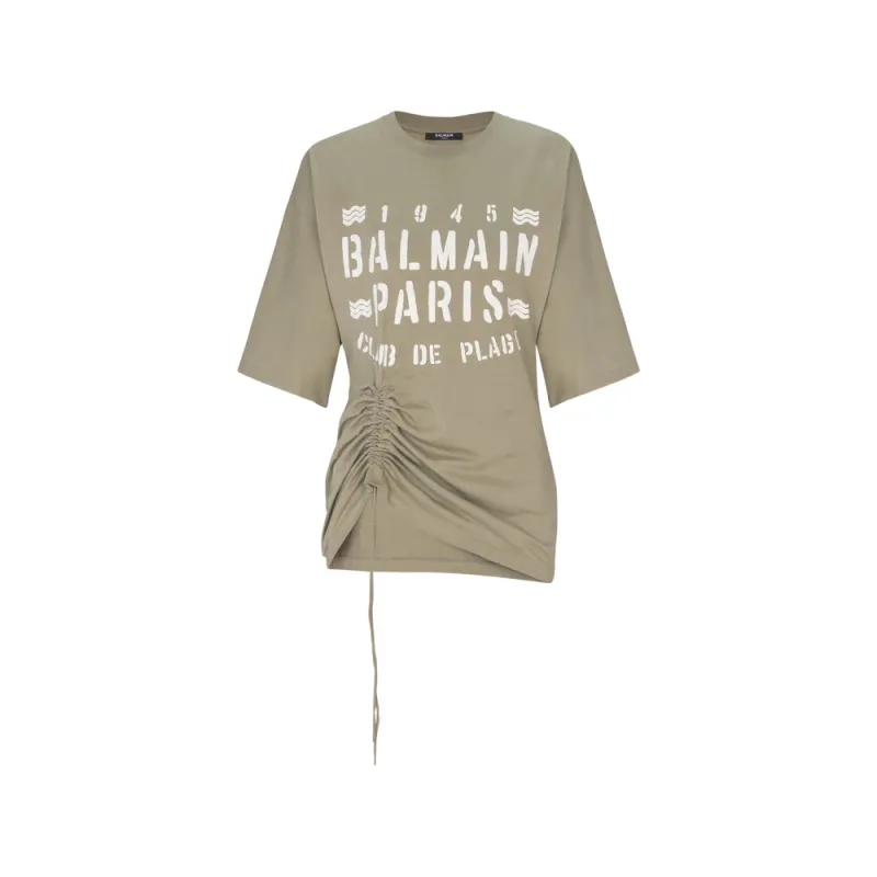 T-shirt Cotton Green made by Balmain