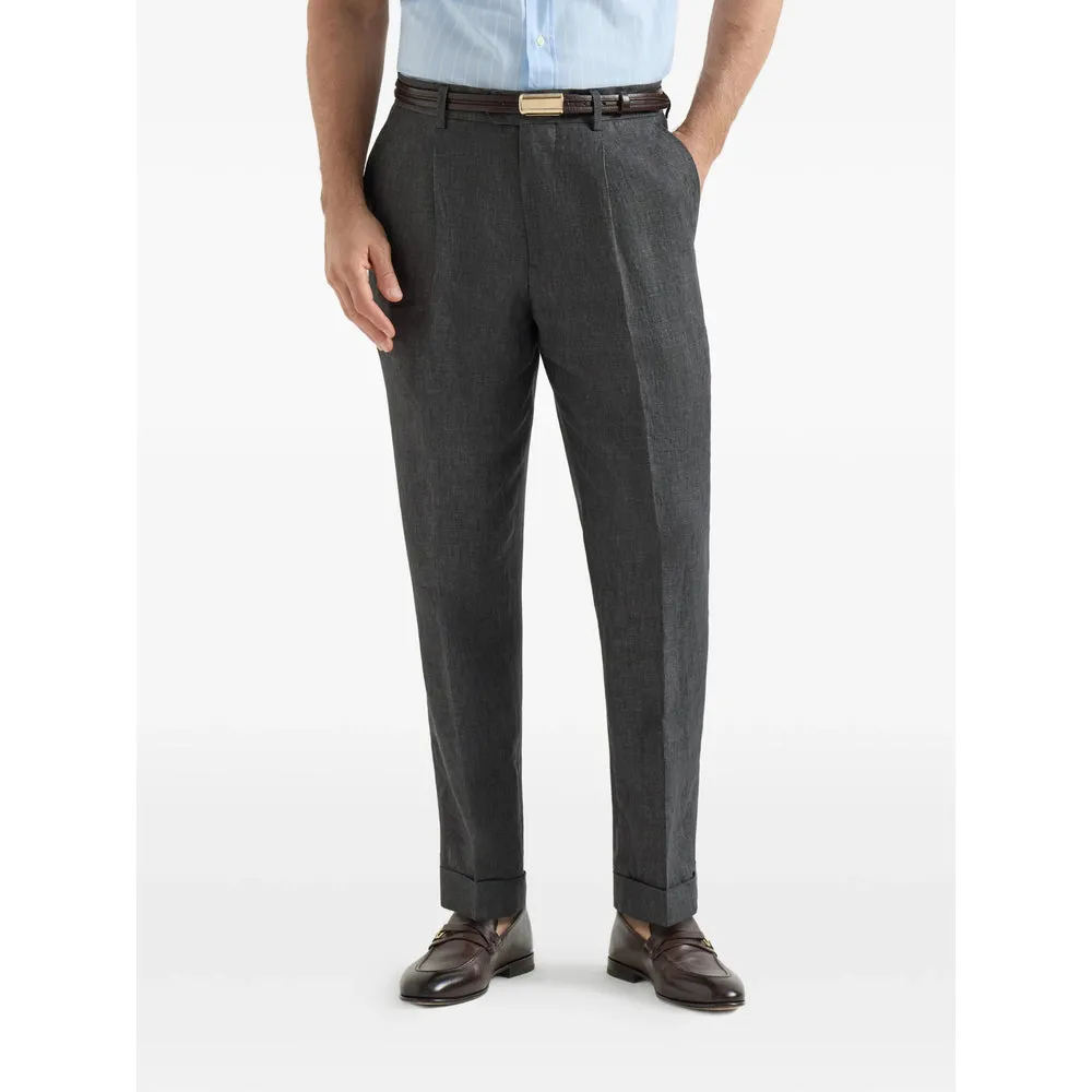 Trousers Linen Grey sold by Lord & Taylor product image thumbnail 2