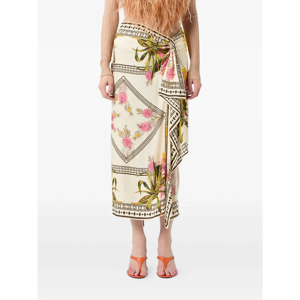 Skirt Asymmetric Viscose Neutrals sold by Lord & Taylor product image thumbnail 5
