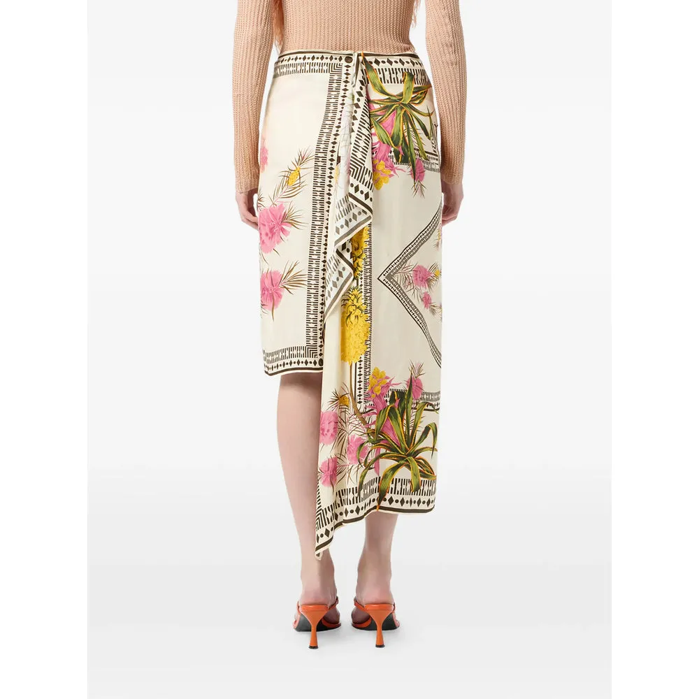Skirt Asymmetric Viscose Neutrals sold by Lord & Taylor product image thumbnail 3