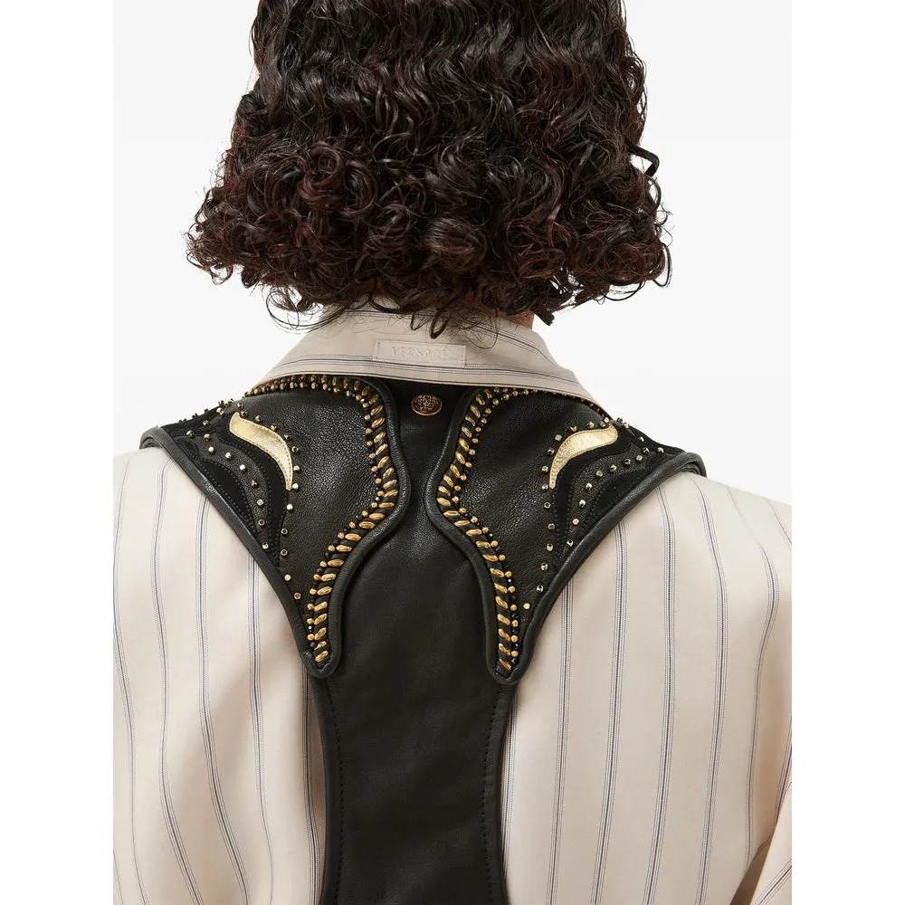 Leather Waistcoat Black sold by Lord & Taylor product image thumbnail 3