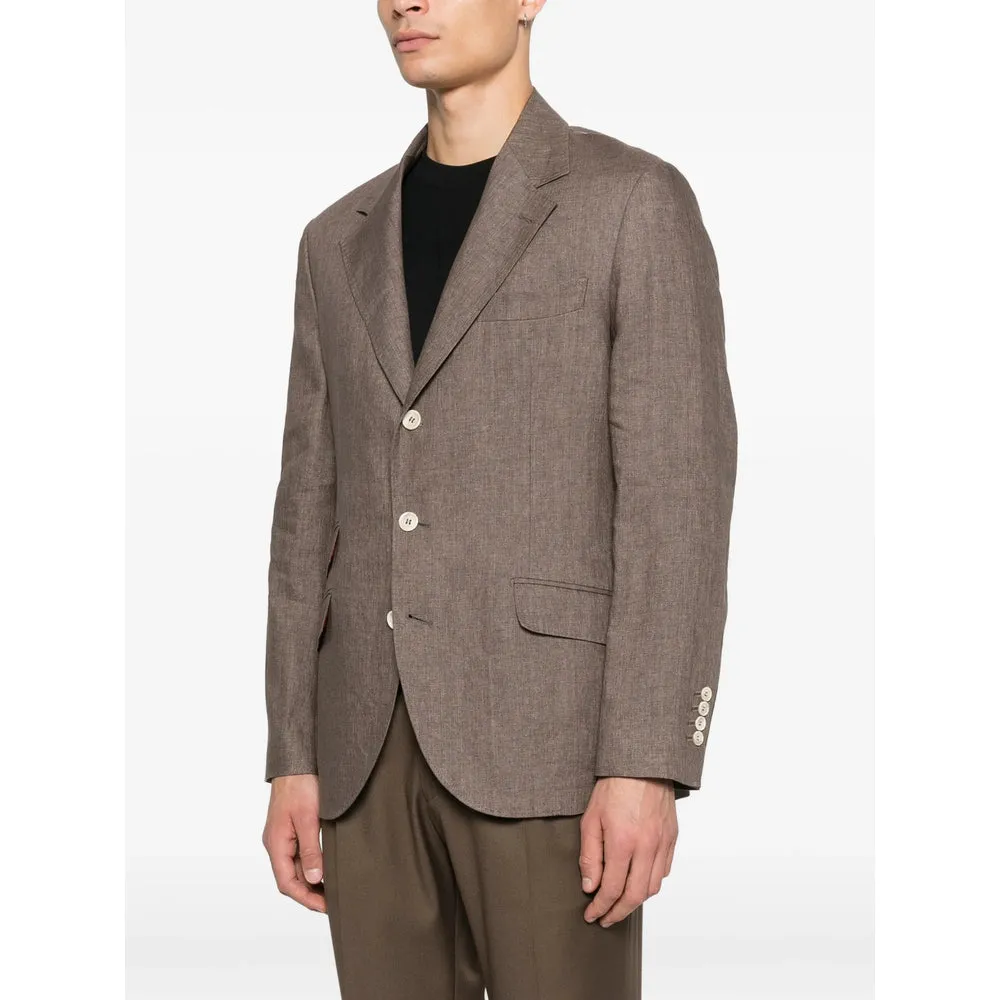 Jacket Linen Brown sold by Lord & Taylor product image thumbnail 3