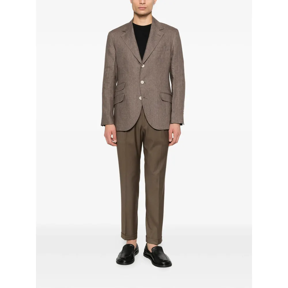 Jacket Linen Brown sold by Lord & Taylor product image thumbnail 4