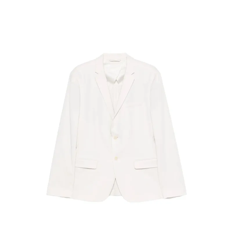 Jacket White Linen Blend made by Calvin Klein