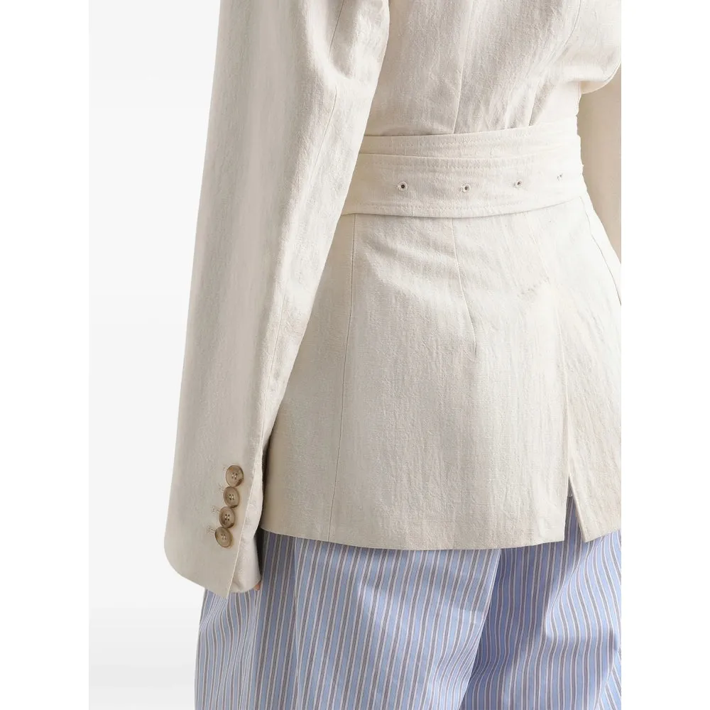 Fitted Linen-Cotton Jacket sold by Lord & Taylor product image thumbnail 4