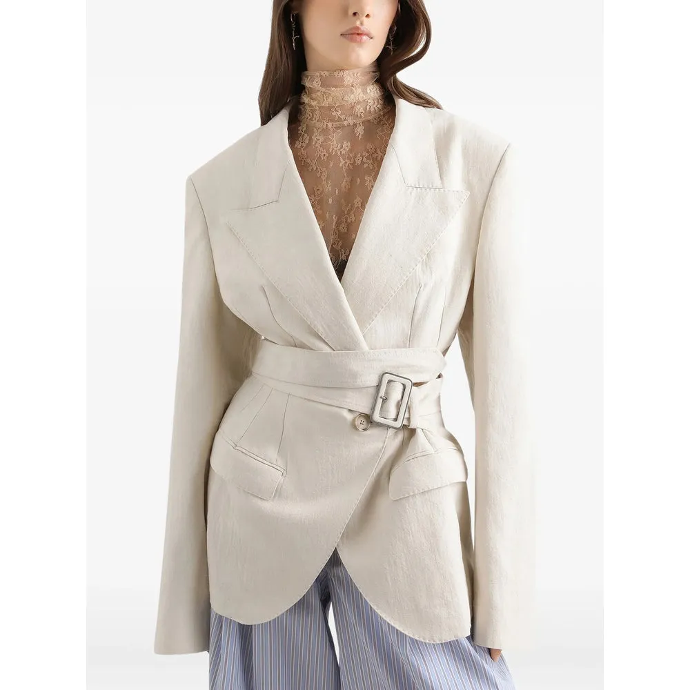 Fitted Linen-Cotton Jacket sold by Lord & Taylor product image thumbnail 3