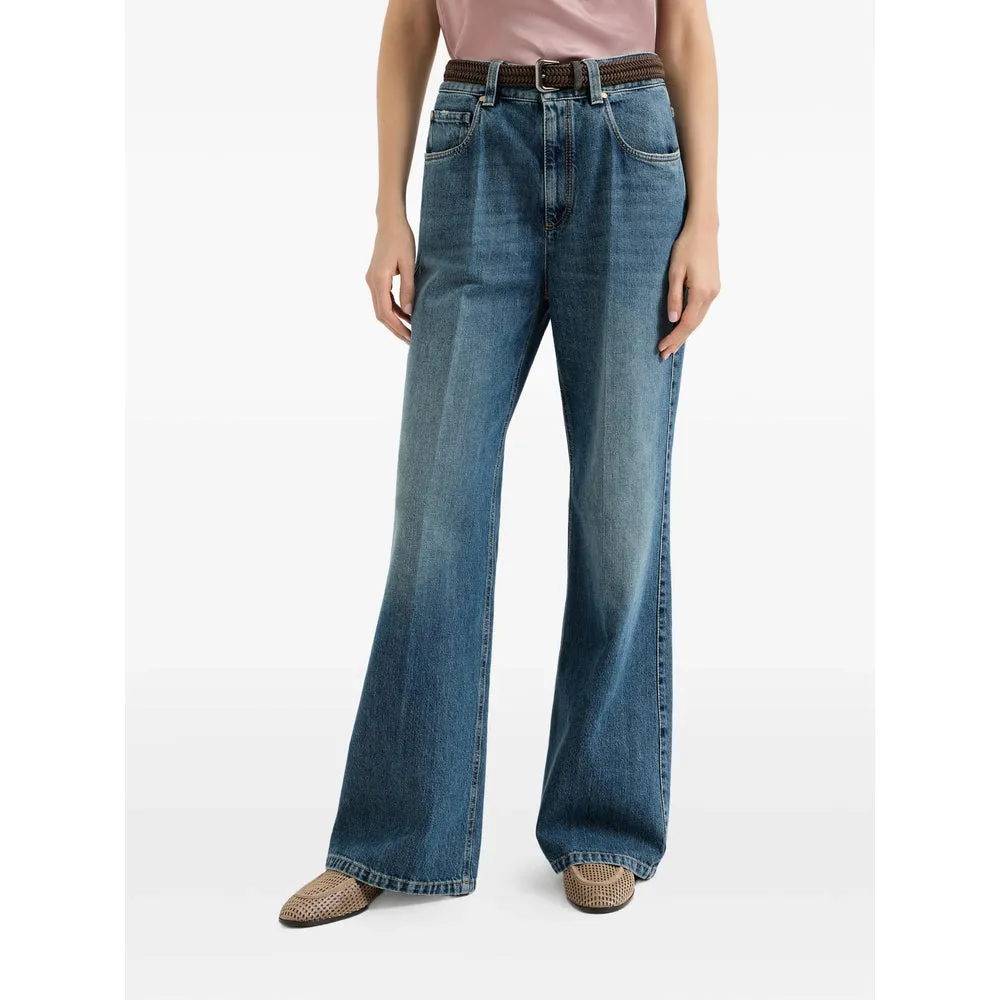 Wide-Leg Jeans Blue sold by Lord & Taylor product image thumbnail 4