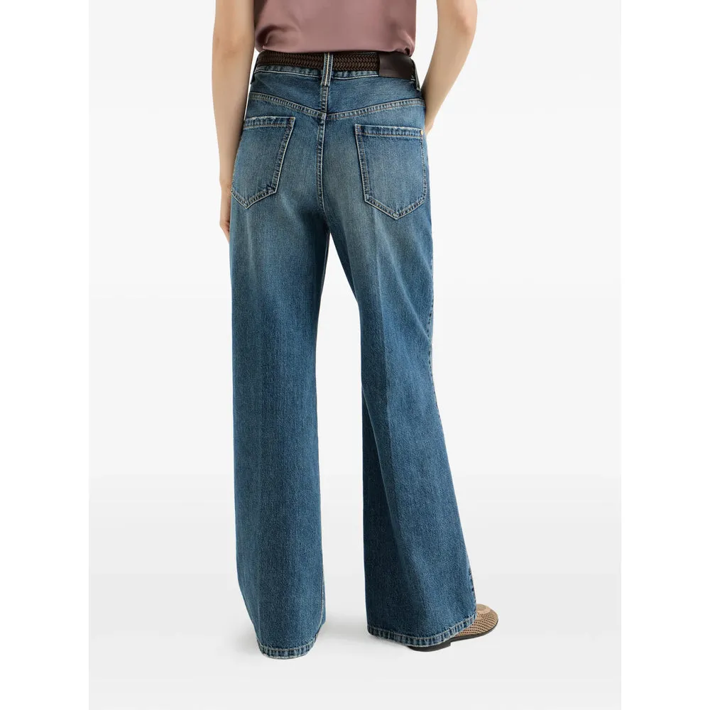 Wide-Leg Jeans Blue sold by Lord & Taylor product image thumbnail 3