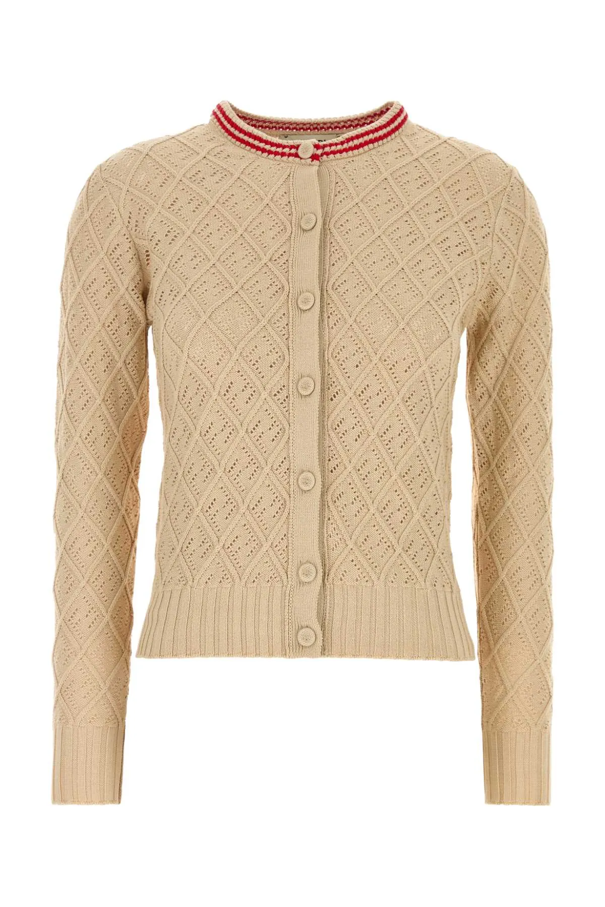 BEIGE COTTON CARDIGAN sold by Lord & Taylor