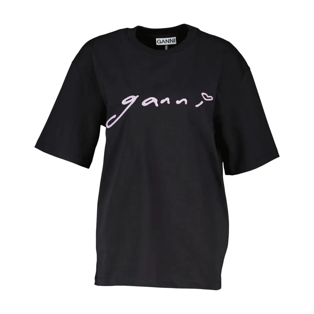 RELAXED FIT T-SHIRT - - COTTON - BLACK sold by Lord & Taylor