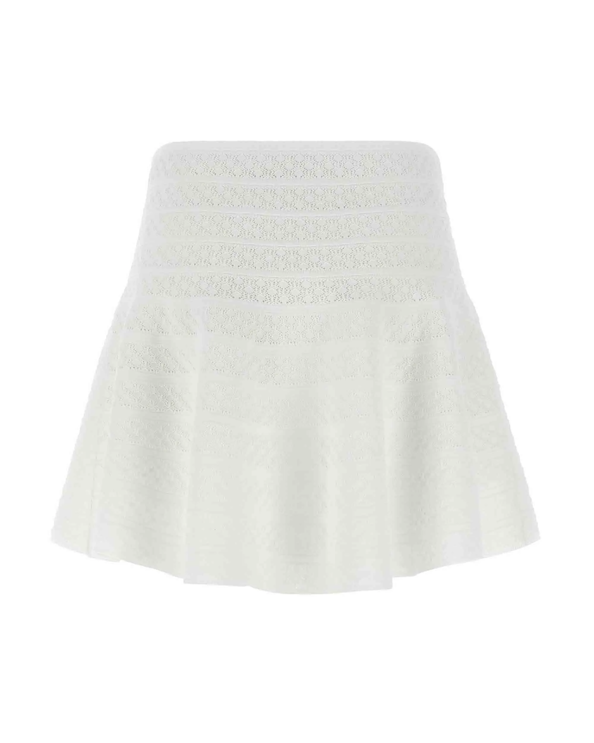 Mini Skirt Pointelle White sold by Lord & Taylor product image thumbnail 2