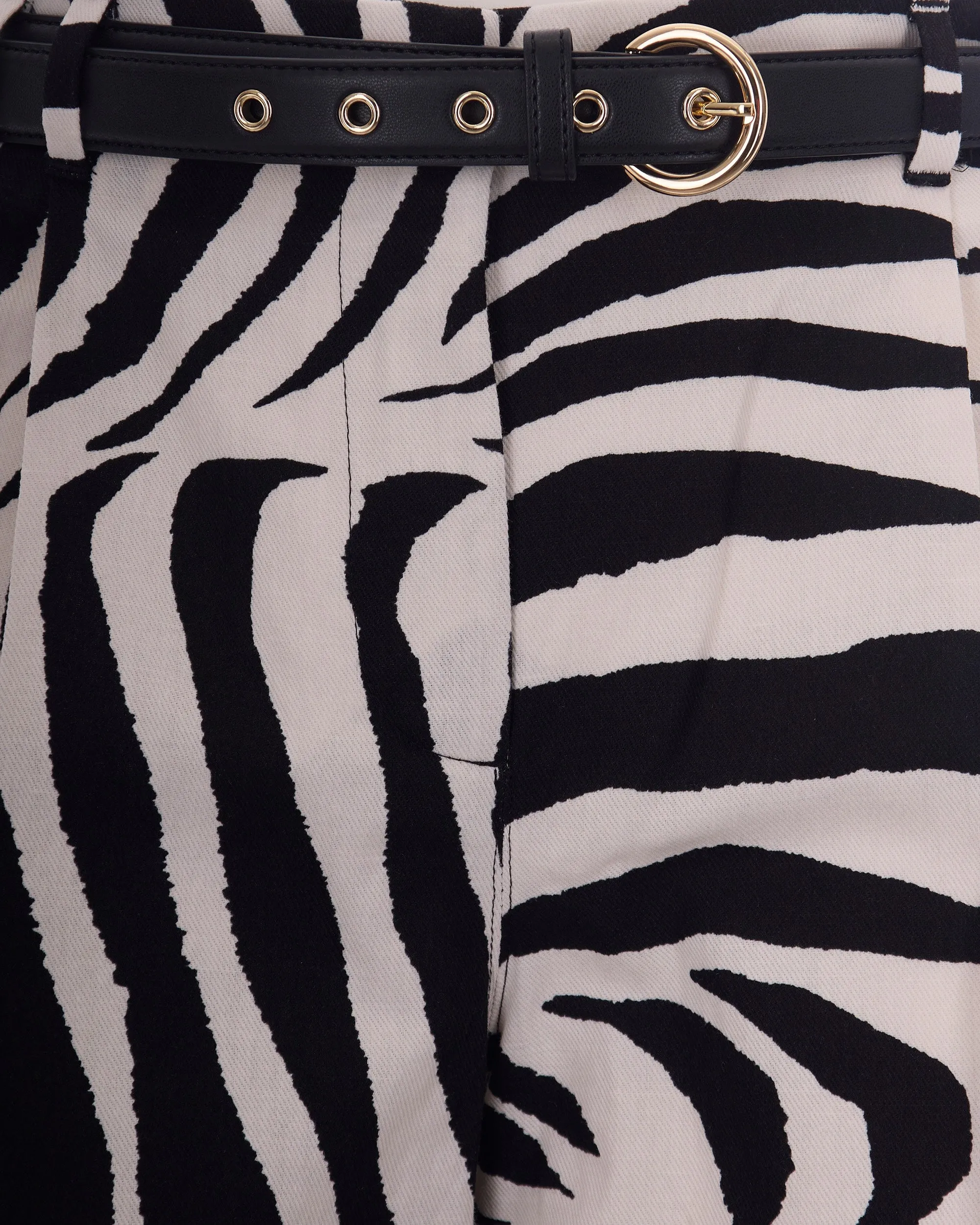 Shorts Animalier Black Linen-Cotton sold by Lord & Taylor product image thumbnail 3