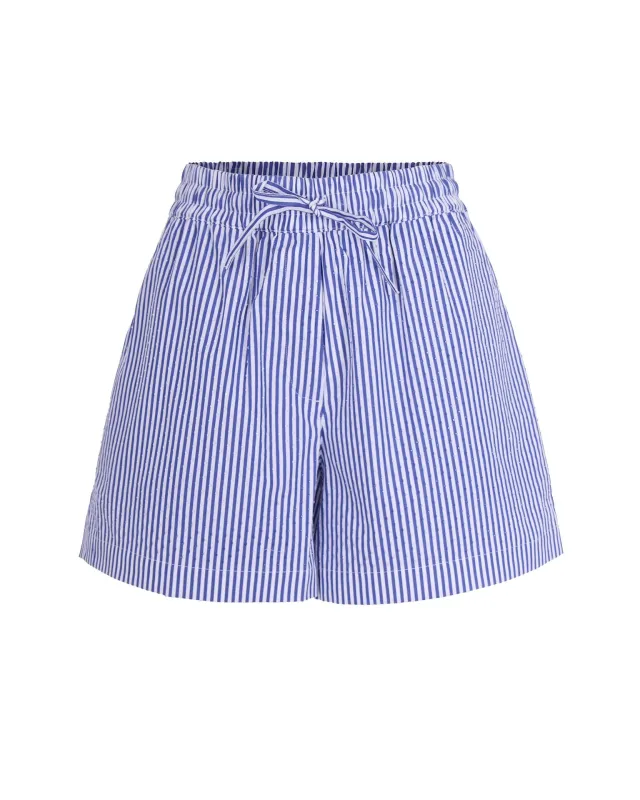 Shorts in Striped Cotton with Micro-Strass made by P.A.R.O.S.H.