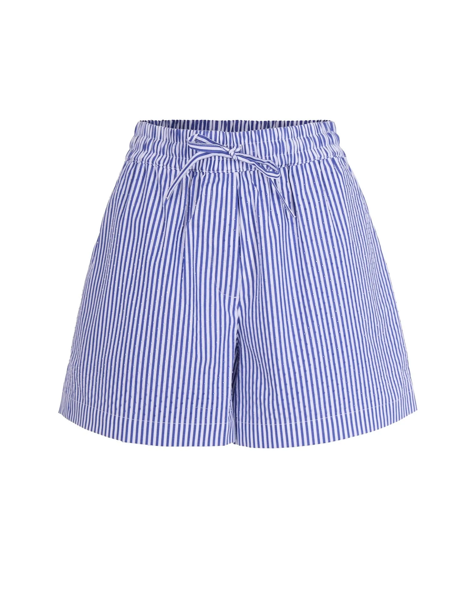Shorts in Striped Cotton with Micro-Strass sold by Lord & Taylor