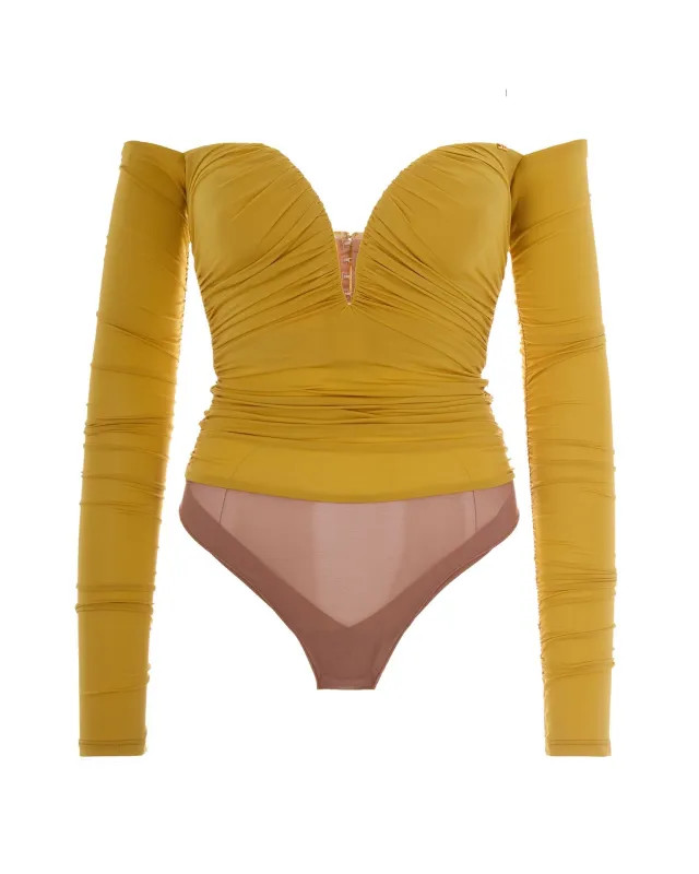 Bodysuit in Jersey Crêpe Sun made by Elisabetta Franchi
