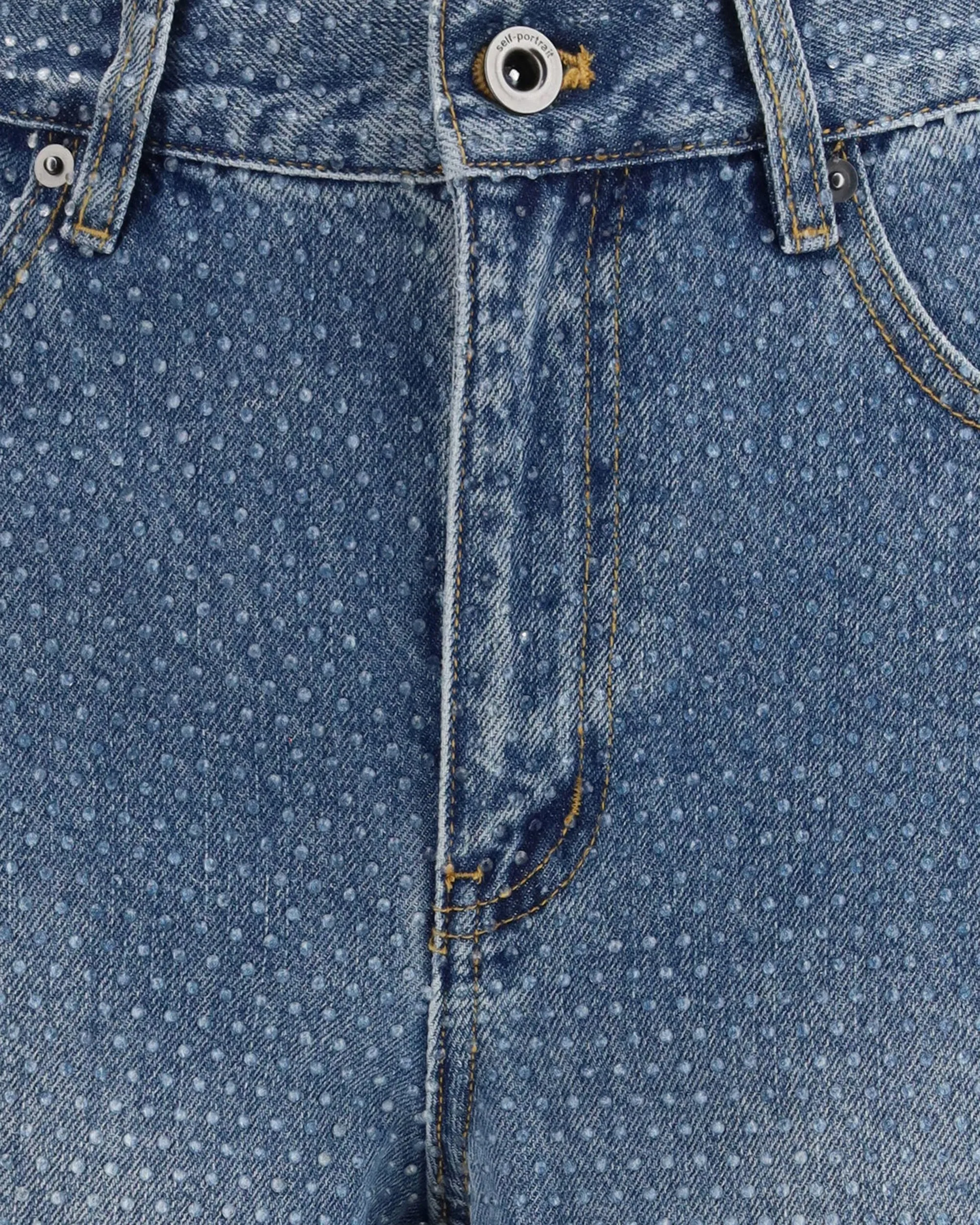 Jeans Straight with Strass, Blue sold by Lord & Taylor product image thumbnail 3