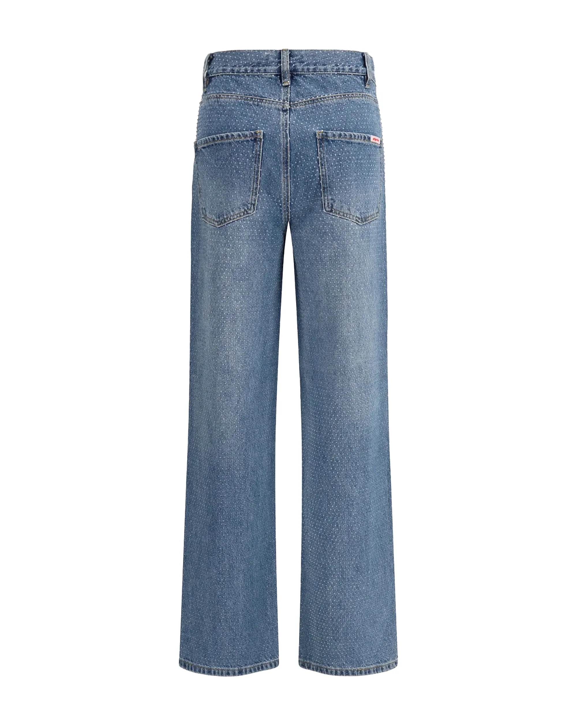 Jeans Straight with Strass, Blue sold by Lord & Taylor product image thumbnail 2