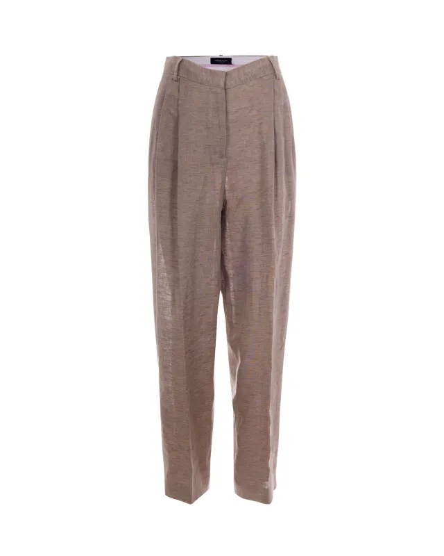Trousers Carrot Fit Dove Grey made by Fabiana Filippi
