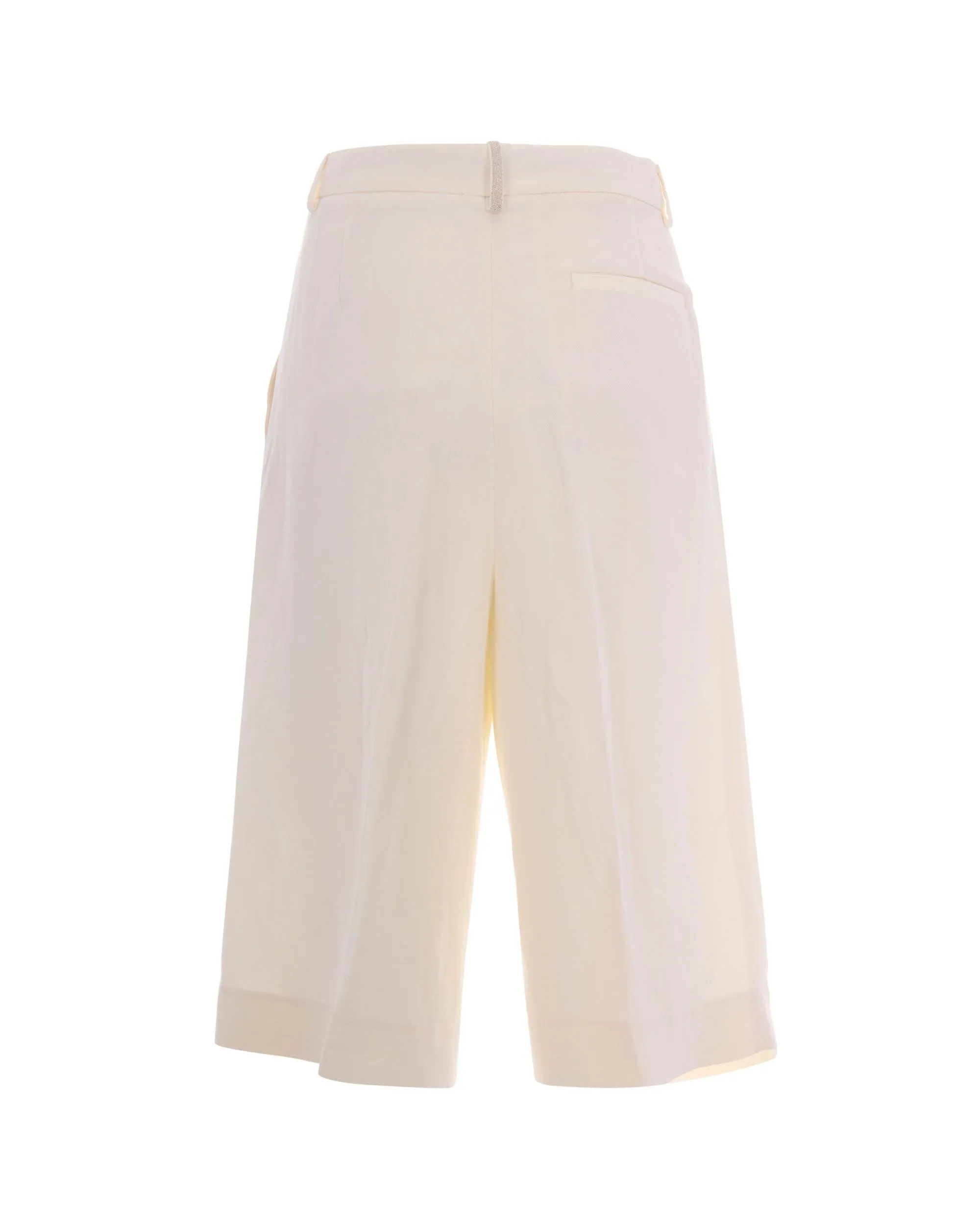 Bermuda Shorts Viscose-Linen Butter sold by Lord & Taylor product image thumbnail 2