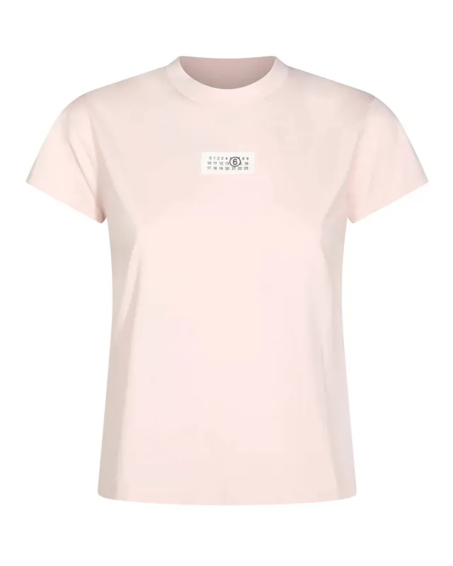 T-shirt Pink Cotton made by Maison Margiela