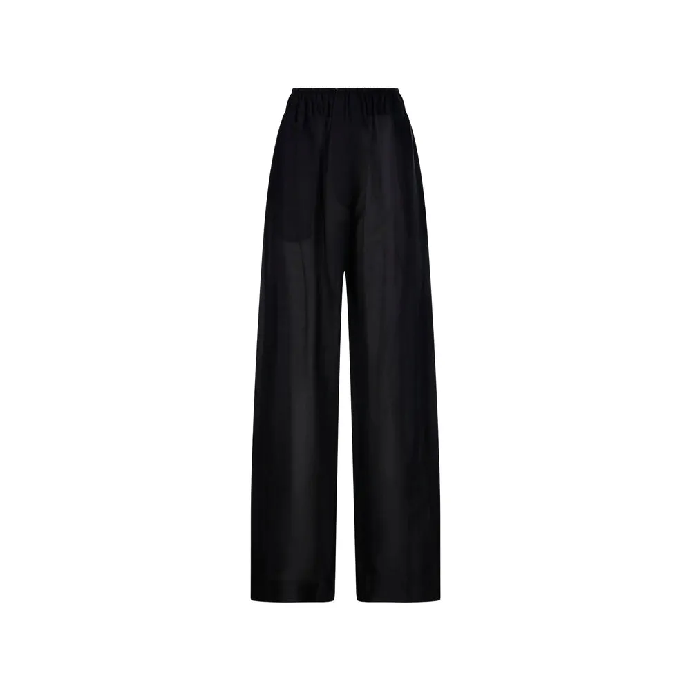 Trousers Wide-Leg Black sold by Lord & Taylor
