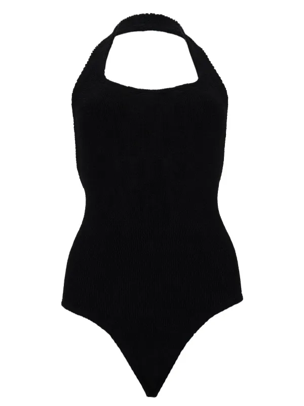 One-Piece Swimsuit Sandy Swim Black made by Hunza G
