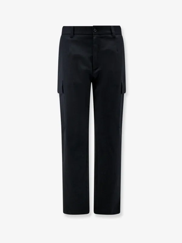 Cargo Trousers Cotton Black made by Dolce & Gabanna